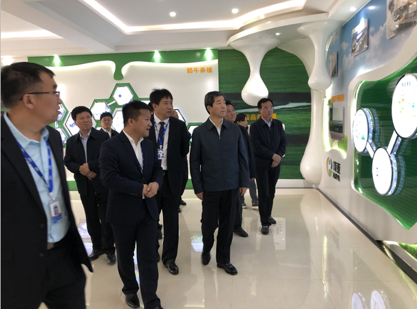 河南省委副書記、省長陳潤兒一行蒞臨 花花牛集團魯山瑞亞牧業(yè)有限公司視察調(diào)研